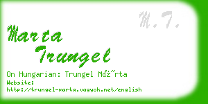 marta trungel business card